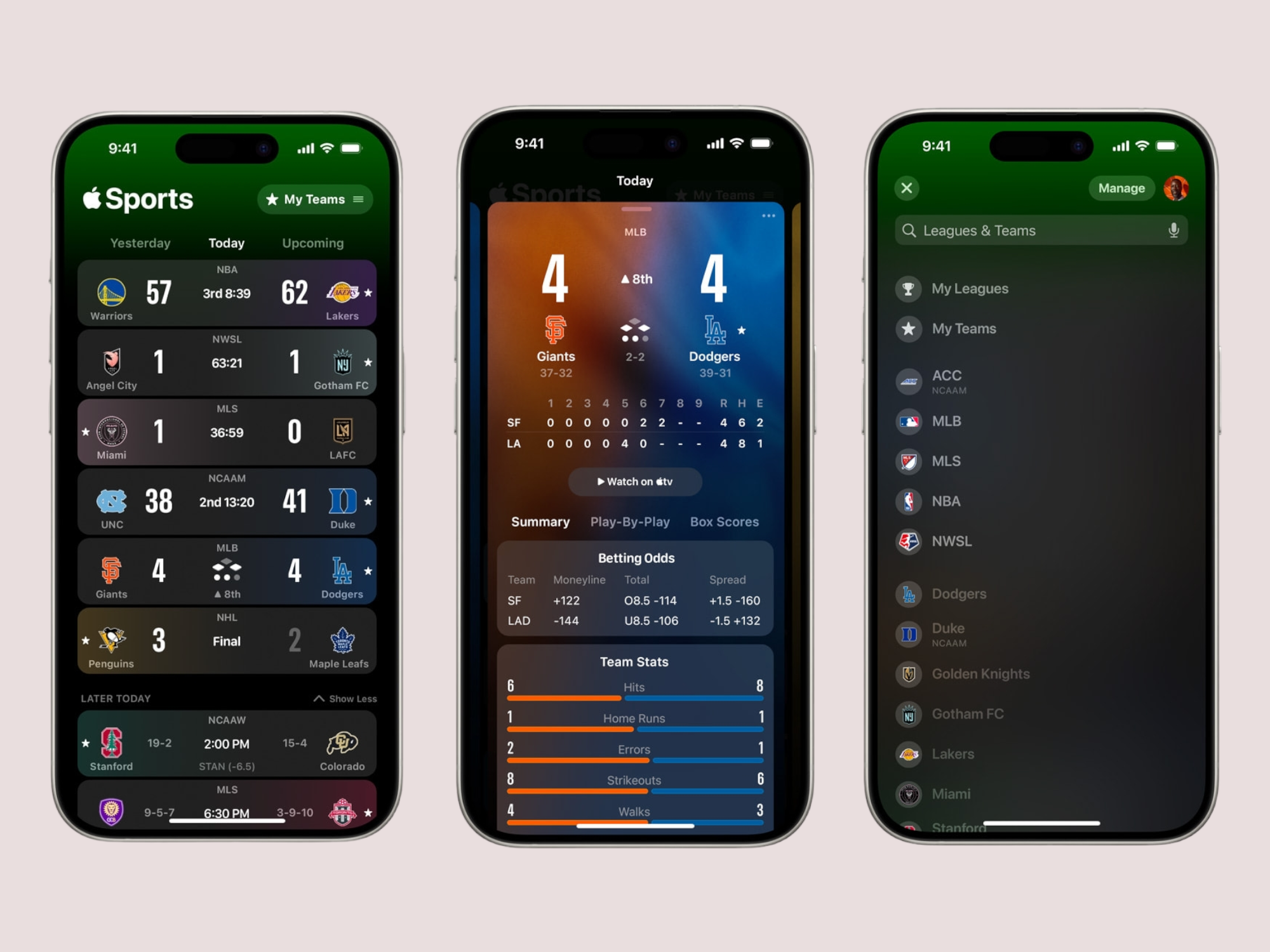Introducing Apple Sports App