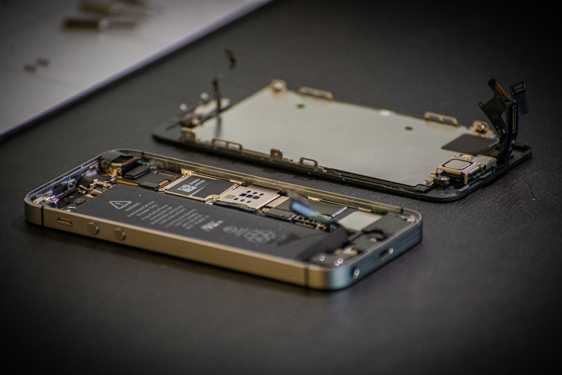 an iPhone with a replaceable battery